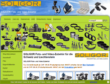 Tablet Screenshot of distributionsoligor.ch